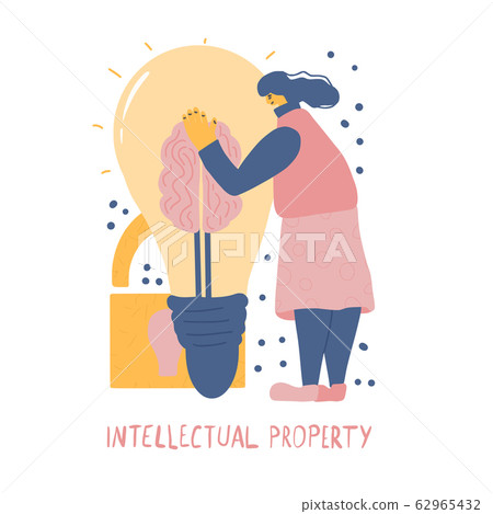 Plagiarism concept. Vector hand drawn property set 62965432