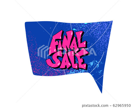 Sale text with speech bubble. Vector word. Sale text with speech bubble. Vector word. 62965950