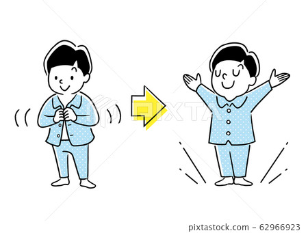 Illustration material: change of clothes for children 62966923