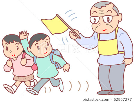 Monitoring the safety of children by the elderly 62967277