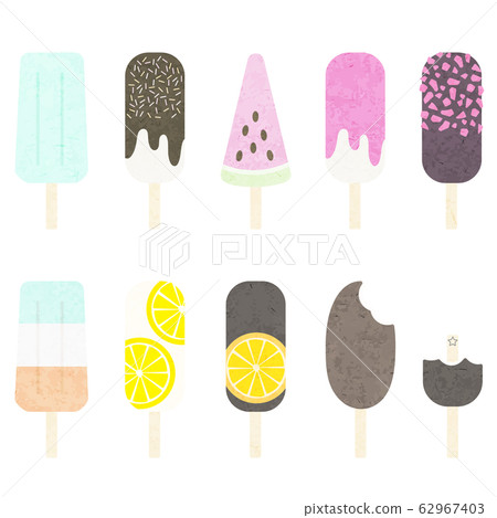 Stick ice illustration set Stick ice illustration set 62967403