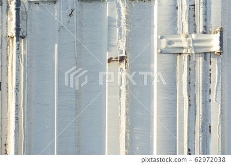 Detail shot of a corrugated metal texture on truck Detail shot of a corrugated metal texture on truck 62972038