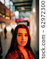 Night Portrait Of Young Woman Night Portrait Of Young Woman 62972300