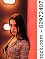 Night Portrait Of Young Woman Night Portrait Of Young Woman 62972407