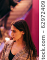 Night Portrait Of Young Woman Night Portrait Of Young Woman 62972409