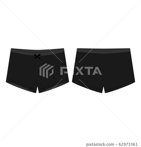 Kids mini short knickers underwear isolated on Kids mini short knickers underwear isolated on 62973361