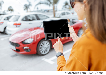 Controlling car with a digital tablet 62973784