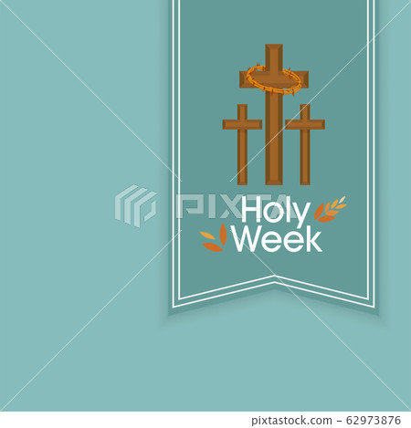 Holy week card Holy week card 62973876
