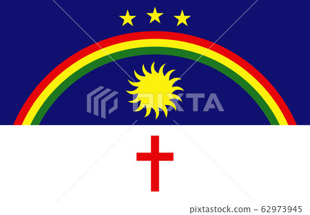 Republic of Pernambuco flag in proportions and colors vector 62973945