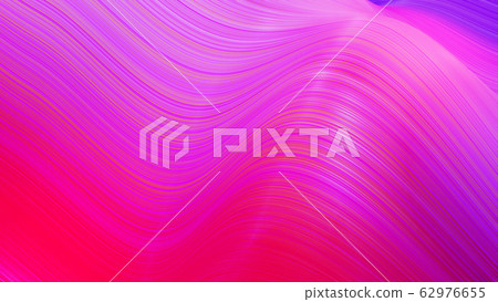 Beautiful abstract background of waves on surface, color gradients, extruded lines as striped fabric surface with folds or waves on liquid. Red purple blue Beautiful abstract background of waves on surface, color gradients, extruded lines as striped fabric surface with folds or waves on liquid. Red purple blue 62976655