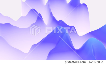 abstract fantastic background, liquid gradient of paint with internal glow forms hills or peaks like landscape in subsurface scattering material, mat color transitions. Blue color abstract fantastic background, liquid gradient of paint with internal glow forms hills or peaks like landscape in subsurface scattering material, mat color transitions. Blue color 62977034