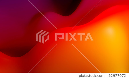 abstract fantastic background, liquid gradient of paint with internal glow forms hills or peaks like landscape in subsurface scattering material, mat color transitions. Red yellow abstract fantastic background, liquid gradient of paint with internal glow forms hills or peaks like landscape in subsurface scattering material, mat color transitions. Red yellow 62977072