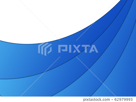 Abstract blue wave pattern and white background 62979993
