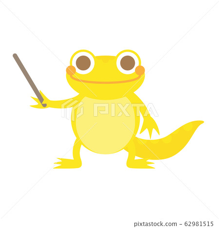 Leopa pointing stick smile 62981515