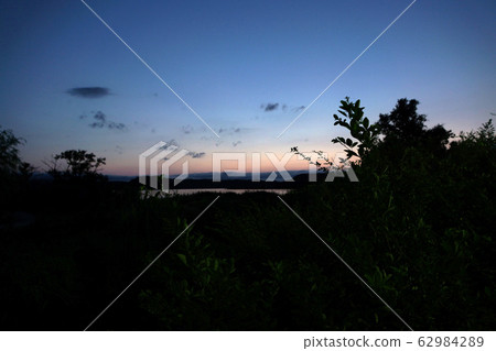 Tottori Four Seasons Walk Summer Koyama Pond Sunset Tottori Four Seasons Walk Summer Koyama Pond Sunset 62984289