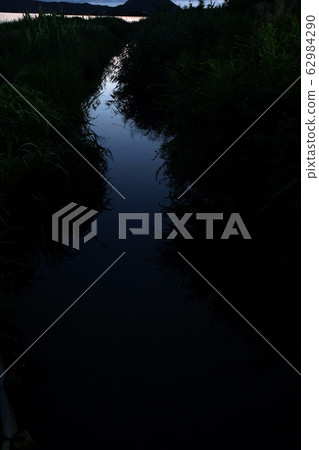 Tottori Four Seasons Walk Summer Koyama Pond Sunset Tottori Four Seasons Walk Summer Koyama Pond Sunset 62984290