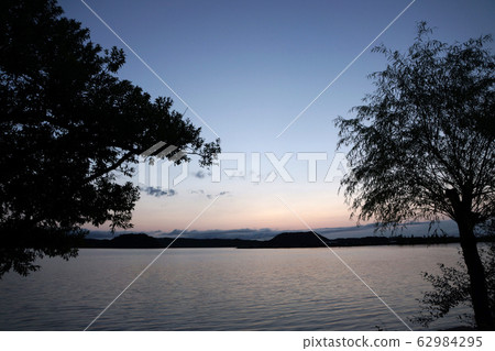 Tottori Four Seasons Walk Summer Koyama Pond Sunset Tottori Four Seasons Walk Summer Koyama Pond Sunset 62984295