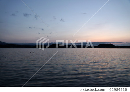 Tottori Four Seasons Walk Summer Koyama Pond Sunset Tottori Four Seasons Walk Summer Koyama Pond Sunset 62984316