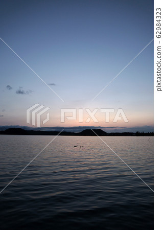 Tottori Four Seasons Walk Summer Koyama Pond Sunset Tottori Four Seasons Walk Summer Koyama Pond Sunset 62984323