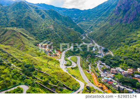 臺灣臺北九份自然景觀Taiwan Taipei Jiufen Natural Landscape 62985174