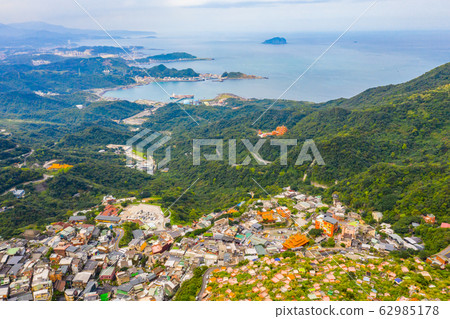 臺灣臺北九份自然景觀Taiwan Taipei Jiufen Natural Landscape 62985178