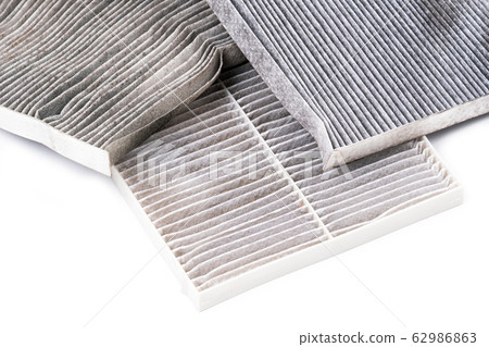dirty car air condition filter isolated dirty car air condition filter isolated 62986863