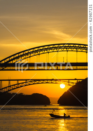 西海大橋的黎明 62987131