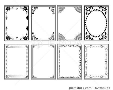  Japanese style frame decorative frame 62988234