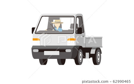 Car, light car, light truck, white, driving 62990465