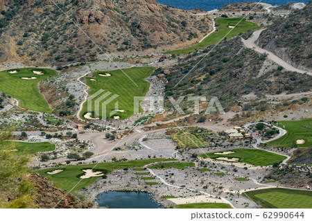 baja california golf course aerial view baja california golf course aerial view 62990644