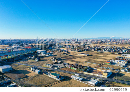 江戶川，無人機，越谷，富士山 62990659