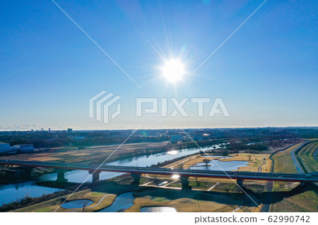江戶川,無人機,越谷,美里 江戶川,無人機,越谷,美里 62990742