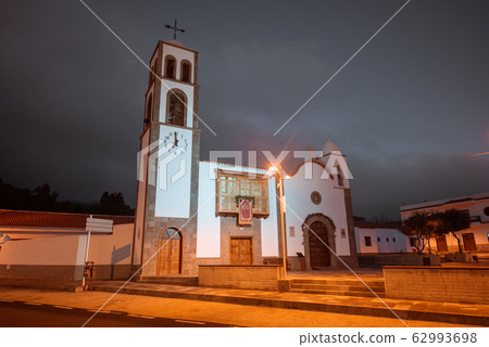 Church in Santiago del Teide village on Tenerife island Church in Santiago del Teide village on Tenerife island 62993698