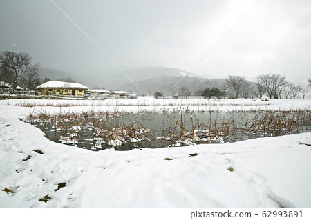 Hometown Village and Winter Scenery 62993891