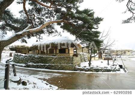 Hometown Village and Winter Scenery 62993898