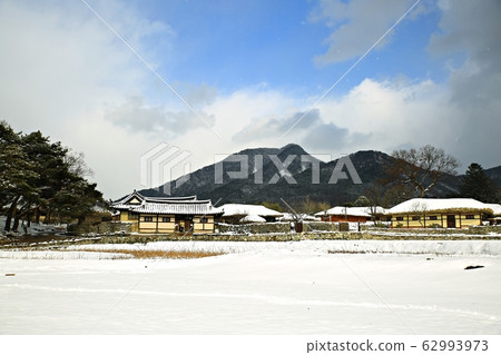 Hometown Village and Winter Scenery 62993973