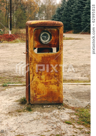 Old rusty gas stations 62995818