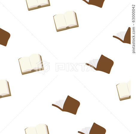 Seamless brown book with pattern background 63000042
