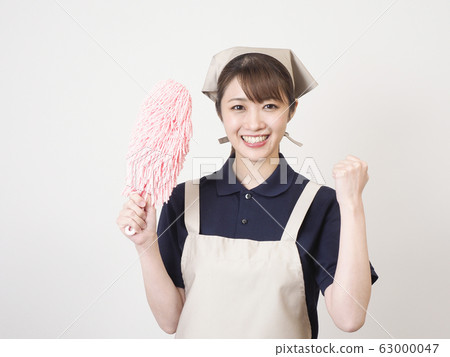 清潔女工用方便拖把的房子 63000047