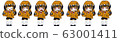 Girl + facial expression difference 63001411
