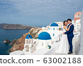 聖托里尼島日本新娘照片結婚照預習蜜月已婚夫婦情侶海外婚禮 63002188