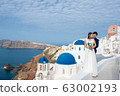 聖托里尼島日本新娘照片結婚照預習蜜月已婚夫婦情侶海外婚禮 63002193