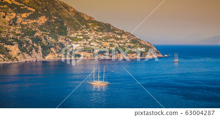 Amalfi Coast at sunset, Campania, Italy Amalfi Coast at sunset, Campania, Italy 63004287