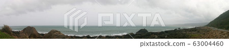 Storm view of the coast landscape of Kenting Storm view of the coast landscape of Kenting 63004460