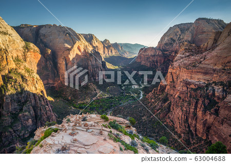 Zion National Park at sunset, Utah, USA Zion National Park at sunset, Utah, USA 63004688
