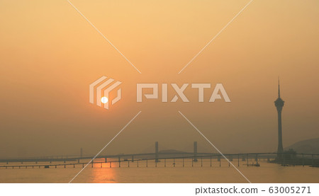 Sunset view of the Governador Nobre de Carvalho Sunset view of the Governador Nobre de Carvalho 63005271