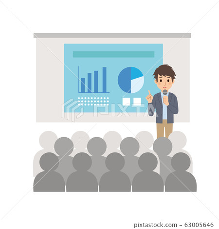 Seminar Training Slide Presentation Illustration 63005646