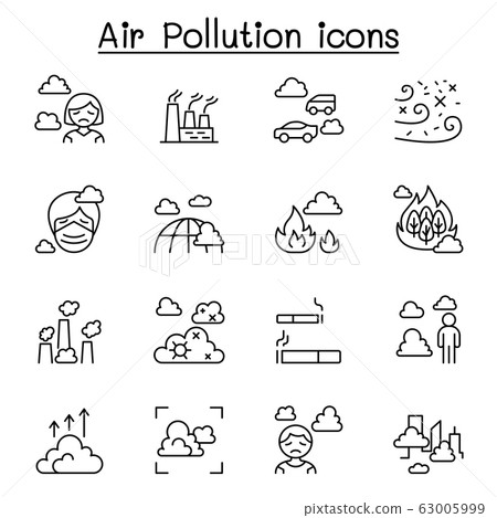 Air pollution, virus crisis, covid-19, corona Air pollution, virus crisis, covid-19, corona 63005999