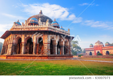 Tomb of Isa Khan in the Humayun's Tomb complex in 63007073
