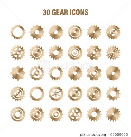 vintage gear illustration